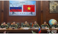 Sr. Lt. Gen. Pham Truong Son meets with Russian Deputy Minister of Defense